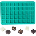 thumbnail image 1 of Square Chocolate Molds, 40-Cavity Silicone Baking Tray for Caramels, Hard Candies, Truffles, Keto Fat Bombs, Gummies, Jellies & Peanut Butter Fudge, 1 of 7