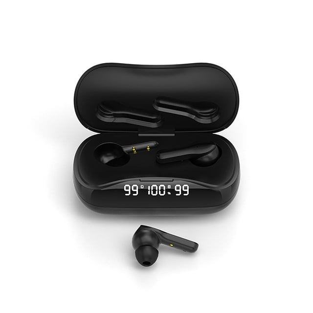 Mini auriculares inalámbricos In-ear compatibles con Bluetooth V5.1 IPX5 Auriculares deportivos impermeables Auriculares Viaje Manos libres Sonido Hogar Negro Inevent EL005415-01B