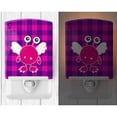 thumbnail image 2 of Caroline's Treasures BB9118CNL Monster Angel on Plaid Ceramic Night Light, 6x4x3", multicolor, 2 of 2