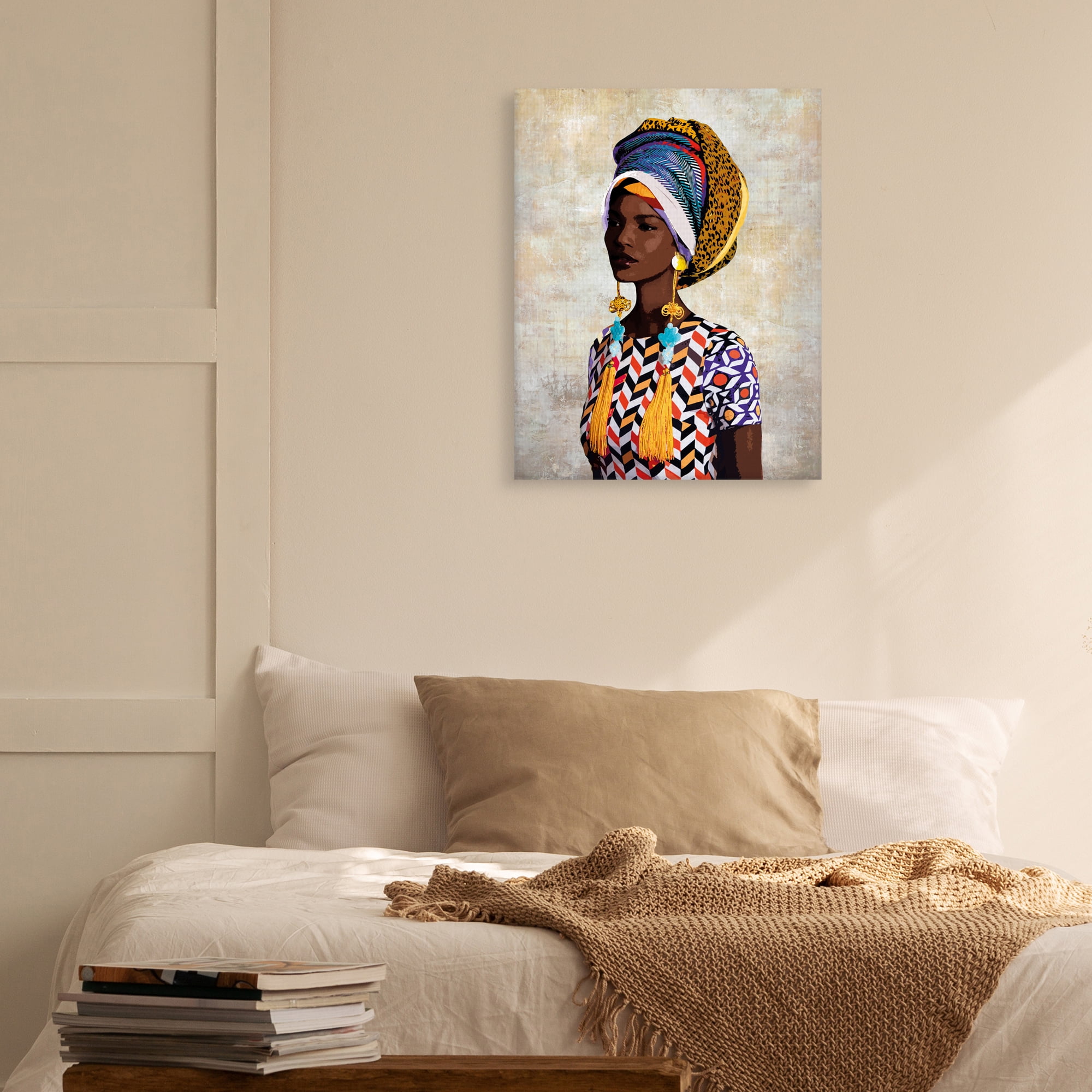 Chic Portrait Fari by Mark Chandon Canvas Art Print
