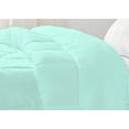 thumbnail image 6 of 5 Piece Luxury U Shape Pattern Comforter By D.N.G. BEDDINGS Set Premium Super Soft, 1000 Thread Count 100% Egyptian Cotton Twin/Twin XL Size Aqua Blue Color, 6 of 9
