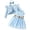 Blue-Rnu, variant on Mnyotv Baby Girl Tutu Dress with Cardigan Headband 3Pcs Set Floral Mesh Dresses Birthday Outfits for Girls Size 6-9Months