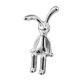 thumbnail image 4 of Escultura de conejo galvanizada, estatua de conejo, encimera de baño, animales de dibujos animados 44 cm x 3 cm x 87 cm, 4 of 9