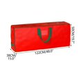 thumbnail image 3 of HongHeng Christmas Tree Storage Bag, Artificial Christmas Tree Storage Box, Waterproof Xmas Tree Storage Tote, Oxford Material with Durable Handles & Zipper, Protects from Moisture & Dust, 3 of 9
