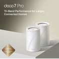 thumbnail image 6 of TP-Link Deco Pro WB22000 Tri-Band Wi-Fi 7 Whole Home Mesh Router System, 2-Pack, Covers up to 5,800 Sq Ft, Connects 150+ Devices, 4×2.5G WAN/LAN Ports, Works with All ISPs - Deco WB22000, 6 of 13