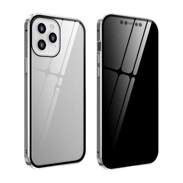 Anti Peeping 360 Full Body Phone Case For Iphone 12 Iphone 12 Max Iphone 12 Pro Iphone 12 Pro Max Double Sided Tempered Glass Metal Bumper Protection Privacy Cover Walmart Com Walmart Com
