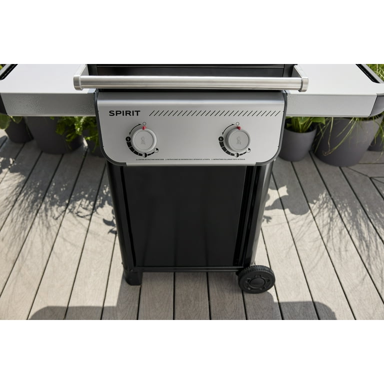 Weber Spirit E-210 Liquid Propane Gas Grill - 2 Burners, Black