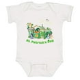 thumbnail image 2 of St. Patrick'S Day Coffee Cup Baby Bodysuit Bluey Happy St. Patrick'S Day Baby Bodysuit Lucky Vibes, St. Patricks Day St. Patrck'S Day Cartoon Blue Dog Baby shower gift, Baby Clothes, 2 of 5