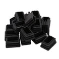 thumbnail image 2 of 40 Pcs Embout Rectangulaire en Plastique 30mm X 20mm Insert de Tube Fileté Pieds en Caoutchouc, 2 of 9