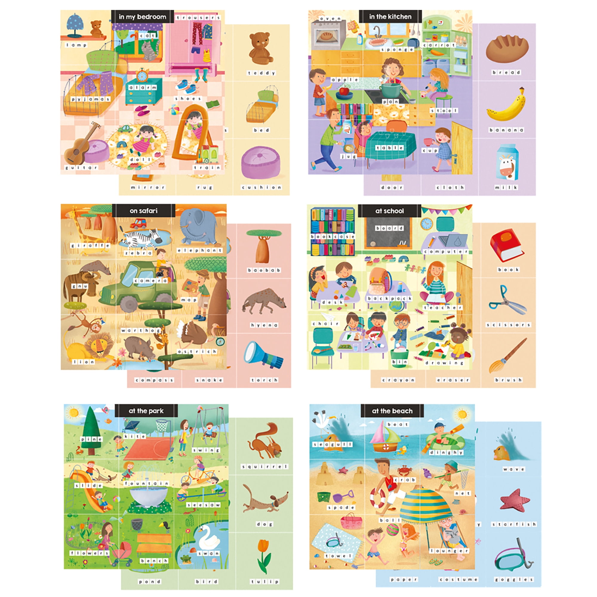 Headu: Wooden Desk Writing School - 7-Step Method Learning Games, Write & Draw Activity Station, Practice Letters & Words, Preschool Play, Kids 3-6