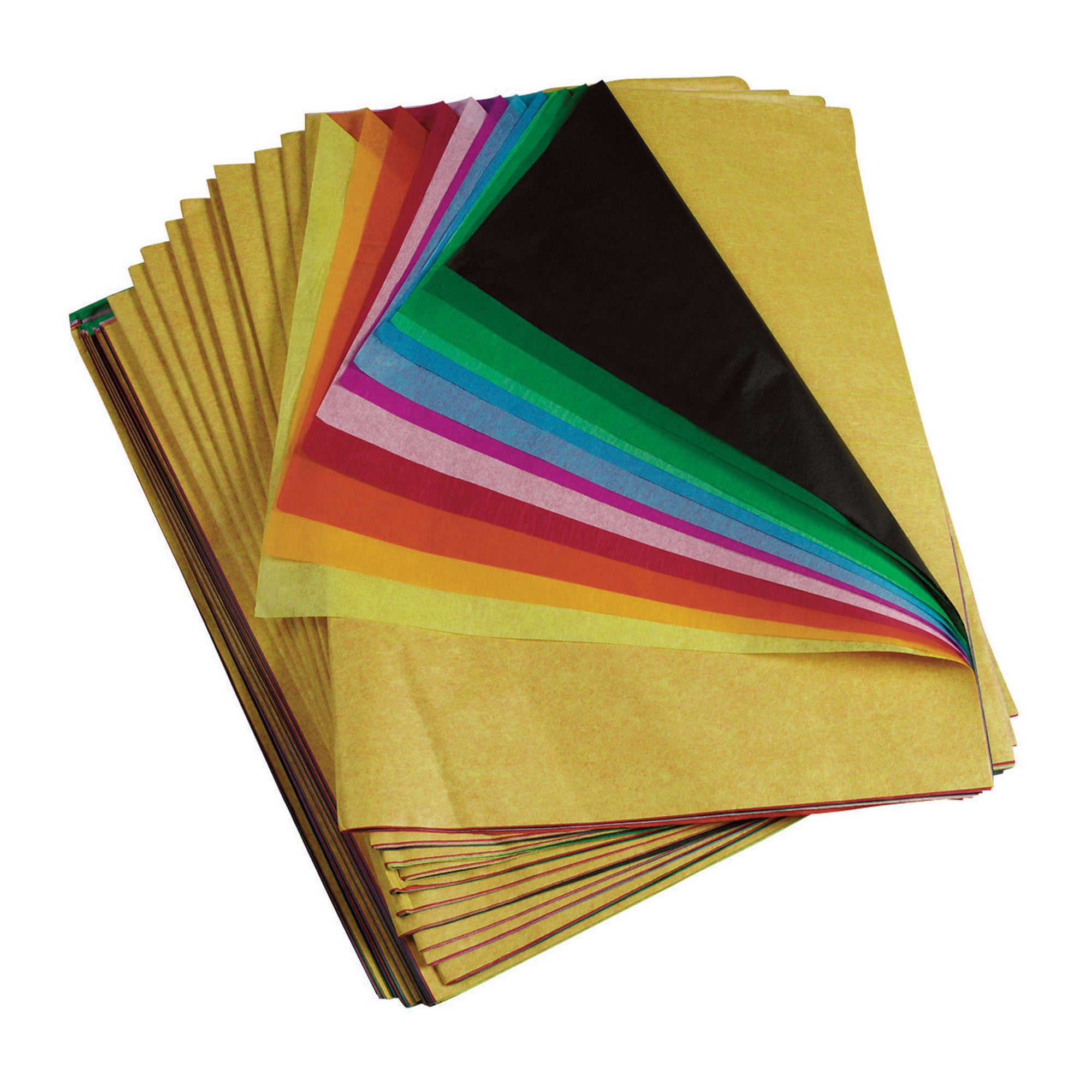 Spectra® Deluxe Bleeding Tissue Paper, 20" x 30", Rainbow, Pack of 480