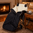 thumbnail image 5 of Wheelchair Blanket for Lower Body (Universal Fit) - Waterproof Blankets for Adults, Lap Blanket for Elderly - with Pocket & Zip, Keeps Legs & Feet Warm, 5 of 11