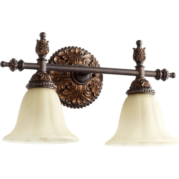 5157-2-44-Quorum Lighting-Rio Salado - 2 Light Bath Vanity in Transitional style - 17.5 inches wide by 10 inches high