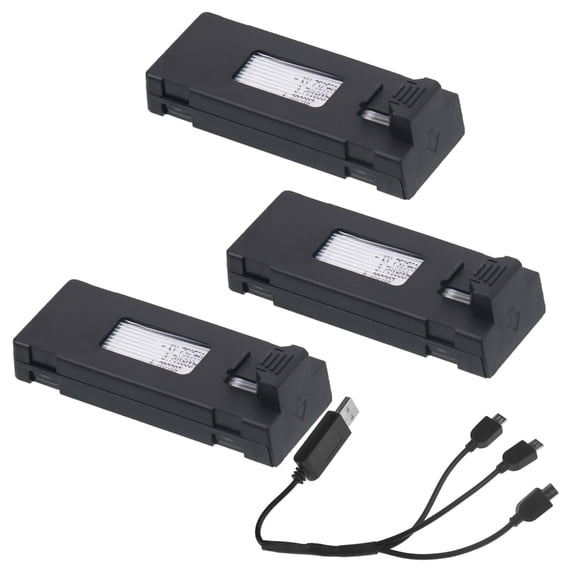 Jesscasday Lightweight ABS 1800mAh Replacement Lithium batteries For E88 E88PRO E89 Models Drones Optimized For Aerial Photography