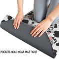 thumbnail image 3 of White Cow Black Spot Pattern Hot Yoga Mat Towel Non Slip for Hot Yoga - Quick-Drying Yoga Mat Cover with 4 Corner Pockets with Travel Bag - Hot Yoga Towel Non Slip 74"x26", 3 of 6