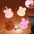 thumbnail image 3 of Mini bolsa de almacenamiento de conejo de felpa para niños, bandolera de hombro de moda coreana, monedero para niños pequeños, 3 of 4