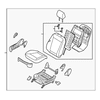 Genuine OE Hyundai Seat Assembly - 88020-0W650-MKV