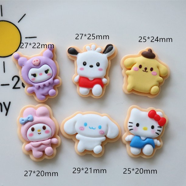 10Pcs/set Cartoon Cute Flatbacks Para Handmade Scrapbooking Craft DIY Materials
