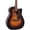 Tobacco Sunburst, variant on Yamaha FX335C Dreadnought Acoustic-Electric Guitar - Black