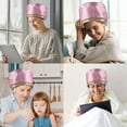 thumbnail image 5 of Hair Dryer Hood Practical Hair Steamer Cap, Deep Conditioning Women Heating Thermal Heat Cap, Hooded Bonnet Head Band for Drying Styling Curling Deep Conditioning, Pink, 5 of 11