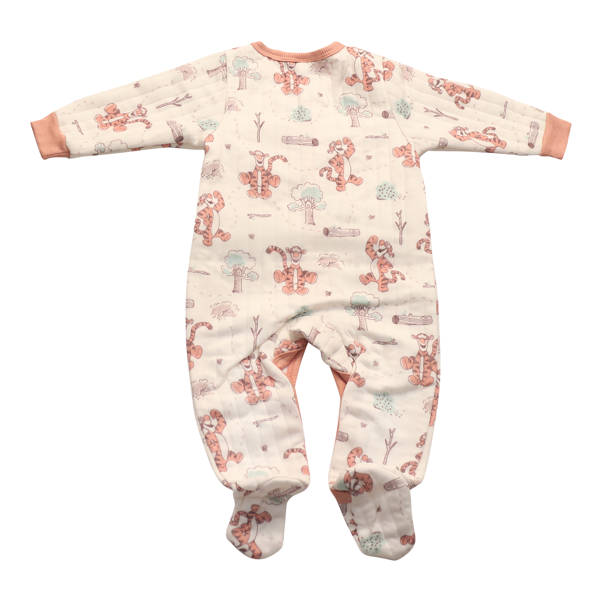 Disney Clothes Baby Boys 2-Pack Quilted Footed Coveralls - Mickey Mouse, Winnie the Pooh and Dumbo (0/3M-6/9M)