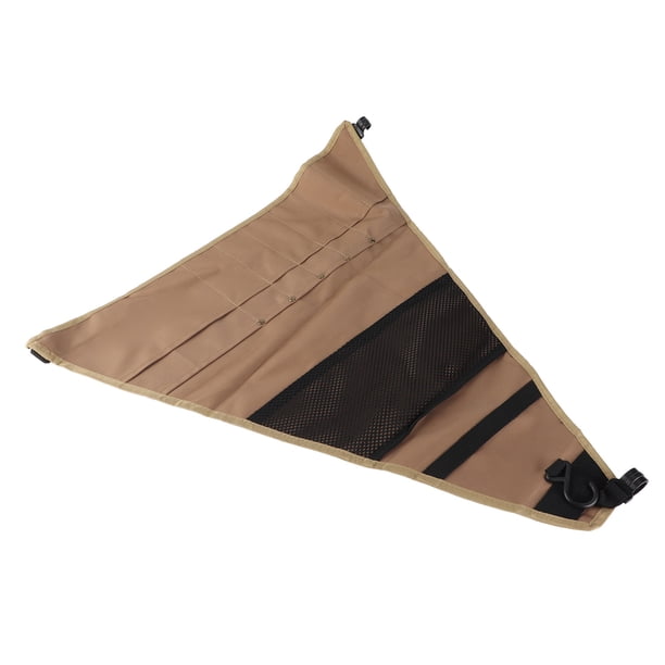 Organizador de Colgantes de la Vajilla del Campamento, Bolsa de Almacenamiento para Acampar Al Aire Libre, Fácil de Ensamblar Triángulo de Entre Capas de Tamaña Grande para BBQ