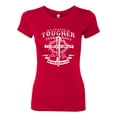 thumbnail image 2 of Wild Bobby, My Savior Is Tougher Than Nails Revelation 1:18, Inspirational Christian, Women Slim Fit Junior Tee, Red, XX-Large, 2 of 5