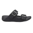 thumbnail image 4 of FitFlop Mens Gogh Moc Leather Sliders, 4 of 5