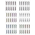 thumbnail image 4 of 36 pares de pegatinas para delineador de ojos para colorear brillo, pegatina autoadhesiva reutilizable para tira de líneas de ojos, 4 of 8