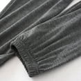 thumbnail image 5 of DHFJKG Mens Lightweight Pajamas Pants High Stretchy Solid Color Loose Fit Elastic Waist Ankle-Tied Sleepwear Pants Classic Nightwear, 5 of 7