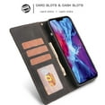 thumbnail image 6 of Case For IPhone 16 Pro Max/16 Plus/16 Pro/16, Wallet Card Holder Shell Camera Protection Leather Case Shockproof Magnetic Cover, 6 of 8