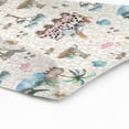 thumbnail image 6 of Watercolor Safari Animals Train Baby Changing Pad Covers for Boy Girl 32''x 16'' Giraffe Leopard Zebra Hippo Monkey Flamingo Fitted Changing Pad Sheets Nursery Baby Diaper Changing Table Mats, 6 of 6