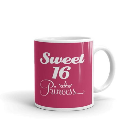 Sweet 16 Princess Birthday Gifts Coffee Tea Ceramic Mug Office Work Cup Gift 11