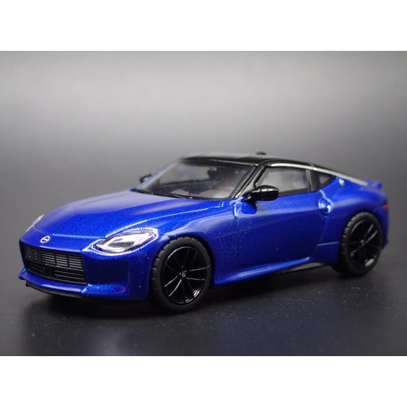 Open Box 2023-2025 NISSAN Z BLUE 1:64 SCALE LIMITED COLLECTIBLE DIORAMA DIECAST MODEL CAR