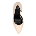thumbnail image 4 of Delicious CG78 Women Leatherette Pointy Toe Open Shank Single Sole Stiletto Pump, 4 of 5