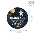 thumbnail image 5 of Koyal Wholesale Kids Party Favor Thank You For Making My Day A Blast Stickers, Round Outer Space Birthday Stickers, 5 of 5