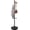 Black-8 Hooks, variant on Modern Metal Coat Rack Stand, Coat Rack Freestanding with Natural Marble Base, Sturdy Heavy Duty Coat Racks with 8 Hooks, Black Coat Hall Tree Stand for Entryway, Office