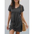 thumbnail image 4 of Robe T-Shirt Courte d'Été pour Femmes, Mini Robe de Plage Décontractée, 4 of 4
