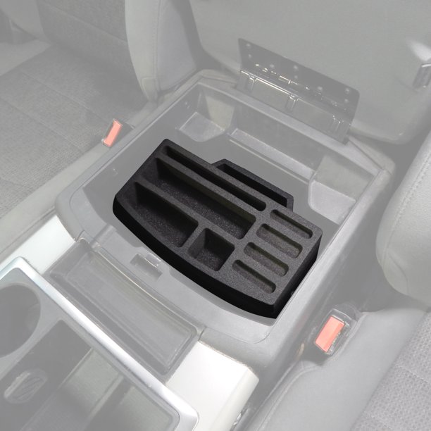 Red Hound Auto Center Console Organizer 2 Piece Stacking Set Vehicle