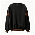 thumbnail image 5 of Womens Oversized Crew Neck Halloween Sweatshirts Trendy Escaped Since 1692 Letter Printed Graphic Tops Fall Long Sleeve Loose Fit Tshirts Pullovers Black1 XXXXL, 5 of 6
