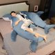 thumbnail image 2 of Tiburón martillo gigante, ballena azul, juguetes de peluche, almohada grande para dormir, regalo de Navidad, almohada de animales marinos, juguetes de peluche para niños, decoración de habitación, 2 of 5