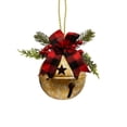 thumbnail image 2 of Giant Christmas Vintage Bells, Fun Christmas Decorations with Bow, Metal Bell Ball Ornaments for Garden/Yard/Patio/Holiday Decor, 2 of 8
