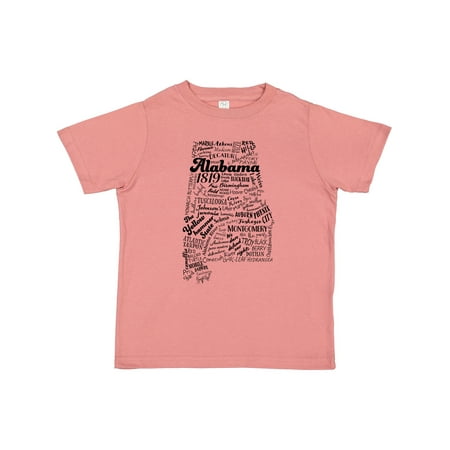 

Inktastic Alabama State Word Salad Gift Toddler Boy or Toddler Girl T-Shirt