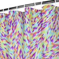 thumbnail image 4 of Trippy Shower Curtain for Bathroom 72x84 Inch, Psychedelic Fantasy Abstract Colorful Mandala Pattern, Waterproof Fade-Resistant Hotel Style Curtain with 12 Metal Hooks Included, 4 of 5