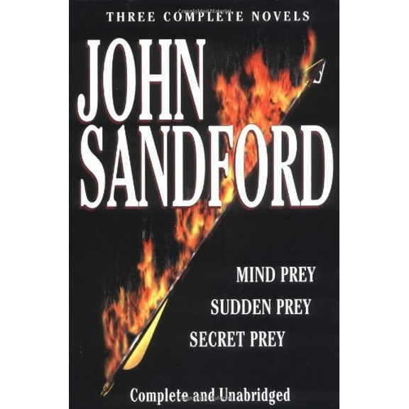 Pre-Owned Sandford: Three Complete Novels: Mind Prey, Sudden Prey, Secret Prey, by John Sandford, (Hardcover), English