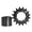 Black, variant on Hersfrd Hg 16T Single Speed Flywheel Conversion Kit Aluminum Alloy Mtb Bike Cassette Bicycle Freewheel with Multiple Spacers for Hg Hub Cycling Parts (Black)