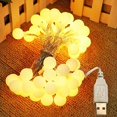 thumbnail image 4 of Guirnalda de luces LED con alimentación USB, lámpara impermeable para exteriores, árbol de Navidad, vacaciones, boda, fiesta, guirnalda de luces, decoración, 4 of 4
