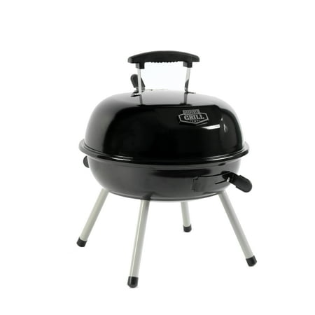 Expert Grill 14.5'' Steel Portable Charcoal Grill, Black
