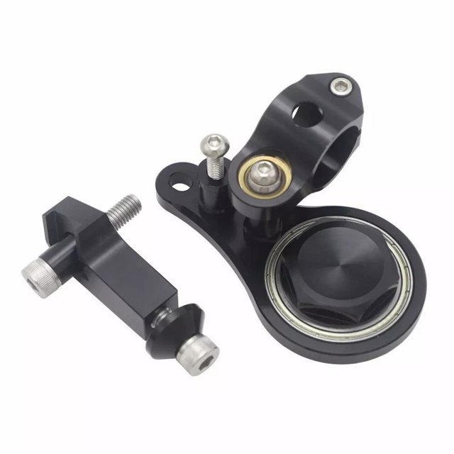 1pair Steering Damper Bracket Mounting Kit For Kawasaki ZX6R For ZX636 2005-2006