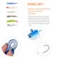 thumbnail image 4 of Soidarity Señuelo Cebo Pesca Heads Soft Crankbait Simulación Swimbait Aparejos de pesca, Tipo 6, 25g Pescar, 4 of 6